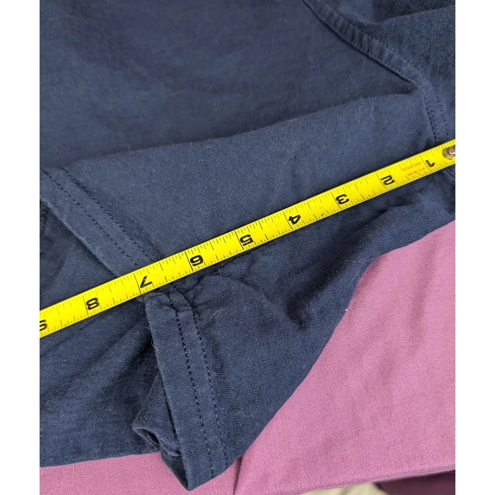 Vintage Fruit of the Loom Navy Blue Cotton Jersey Racquetball Shorts 2XL Y2K